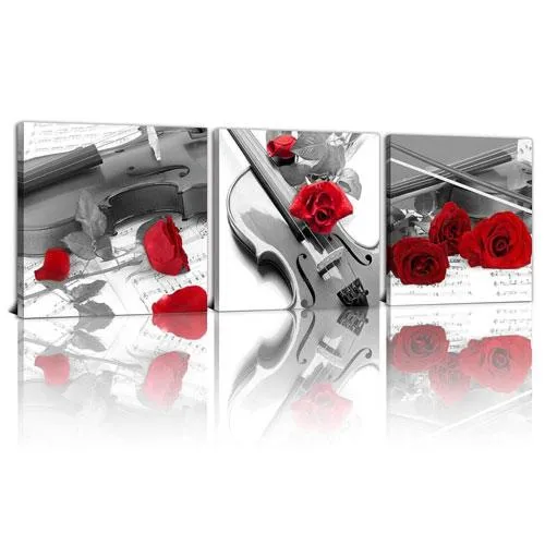violin canvas art