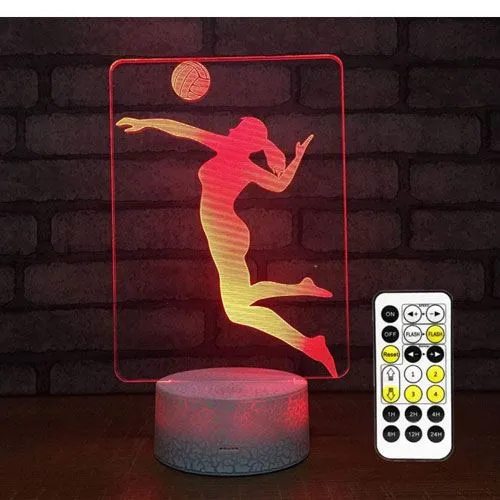 3d volleyball lamp gift