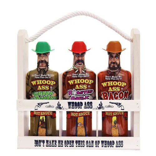 whoop ass sauce gift set