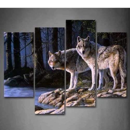 wolf canvas print