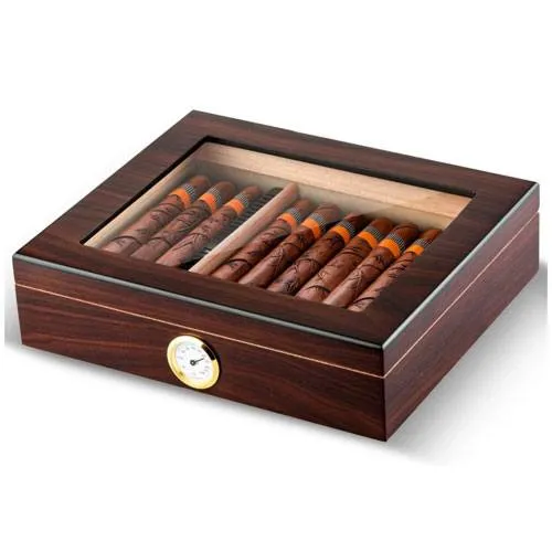 wooden cigar humidor