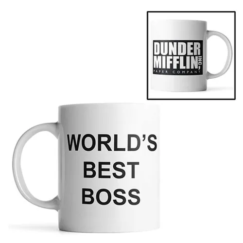 world's best boss mug present