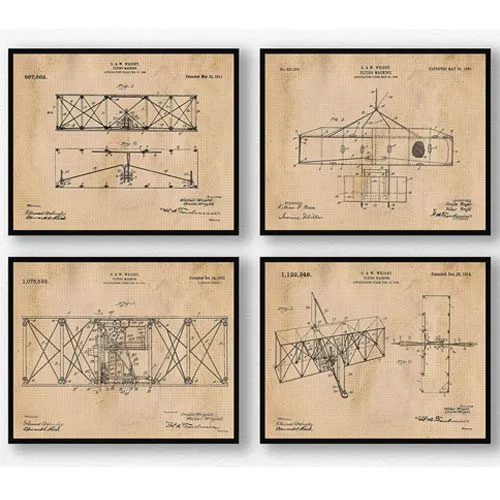 wright brothers patent posters