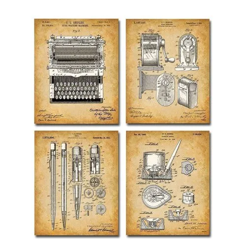 writing patent prints
