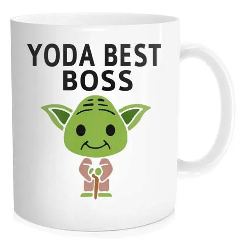 yoda best boss mug
