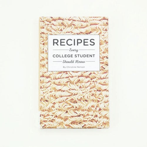 college student recipes book