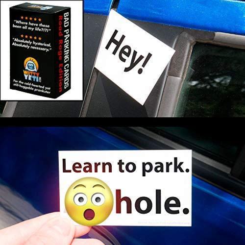 bad parking business cards