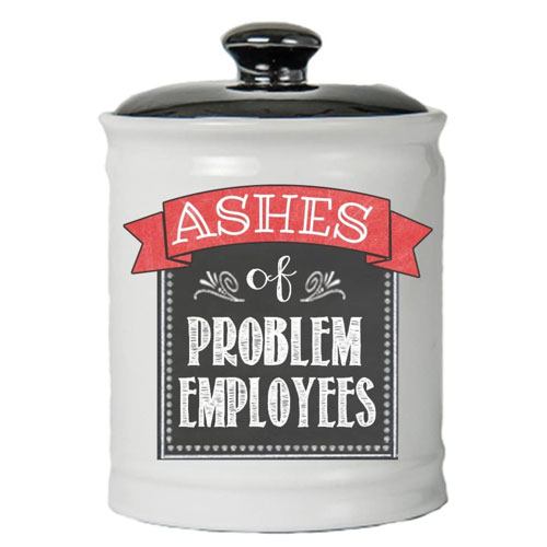 ashes of problem employees jar