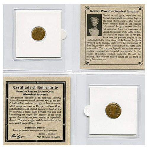 authentic roman bronze coins