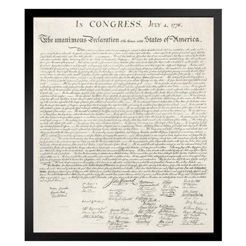 declaration of independence gift idea