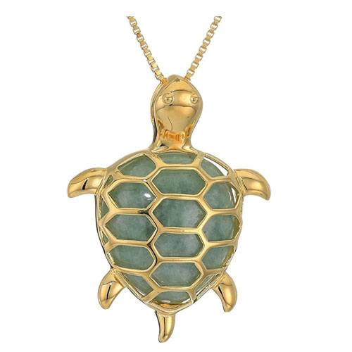gold turtle pendant