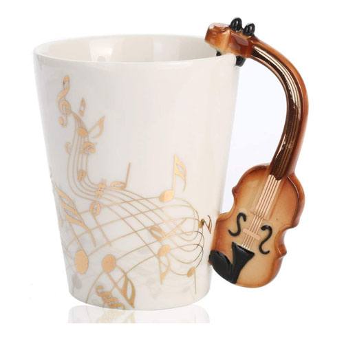 violin mug
