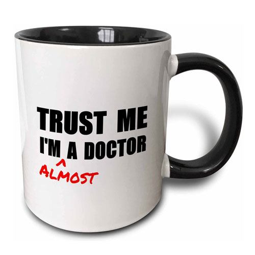 almost a doctor mug