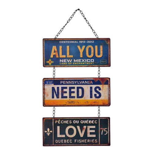 all you need is love wall art