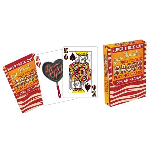 bacon playing cards