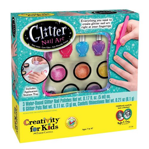 glitter nail art kit