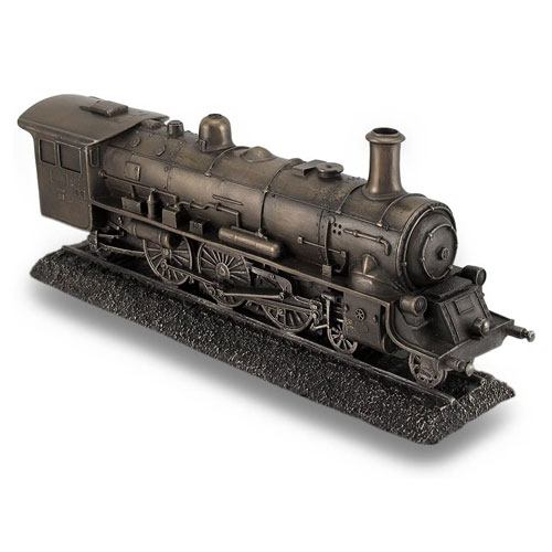 steam locomotive engine statue