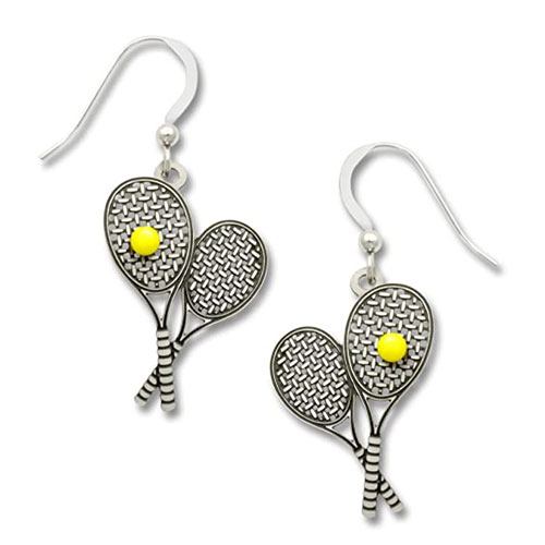 tennis racquet earrings gift