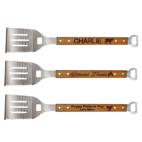 custom engraved bbq spatula