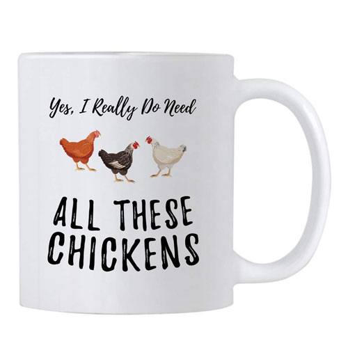 chickens coffee mug