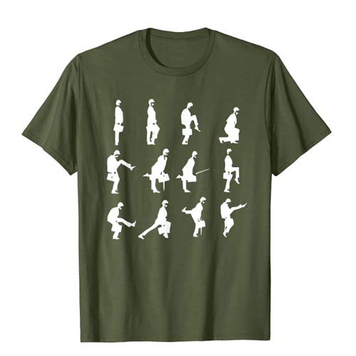 ministry of silly walks t-shirt