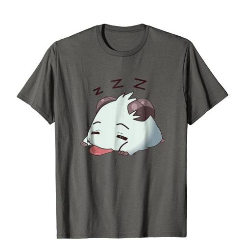 sleeping poro t-shirt gift