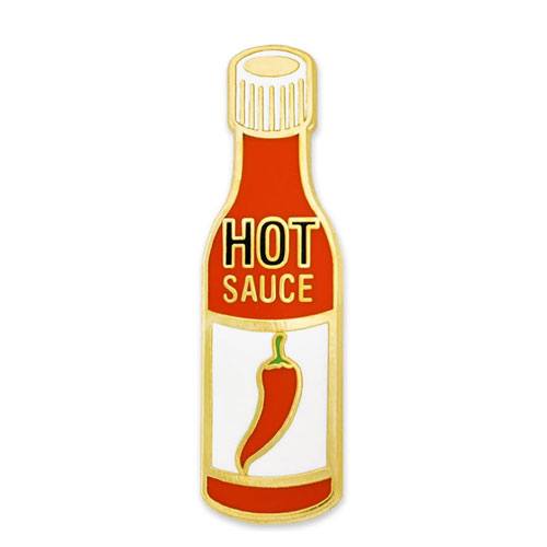 hot sauce enamel lapel pin